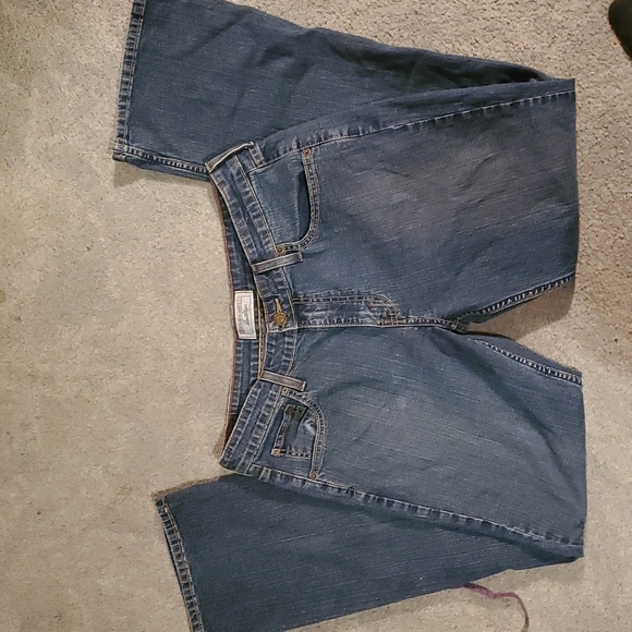 Levi Strauss Stretch Low Rise Bootcut Jeans 12  med. Misses - Picture 3 of 9